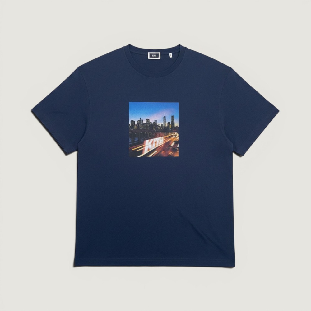 Kith Speed Tee T Shirt Nocturnal Blue Large